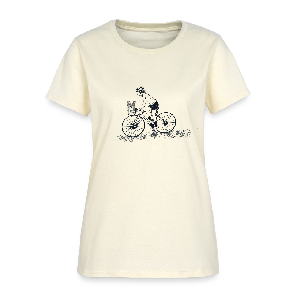 Biker with Dog - off white