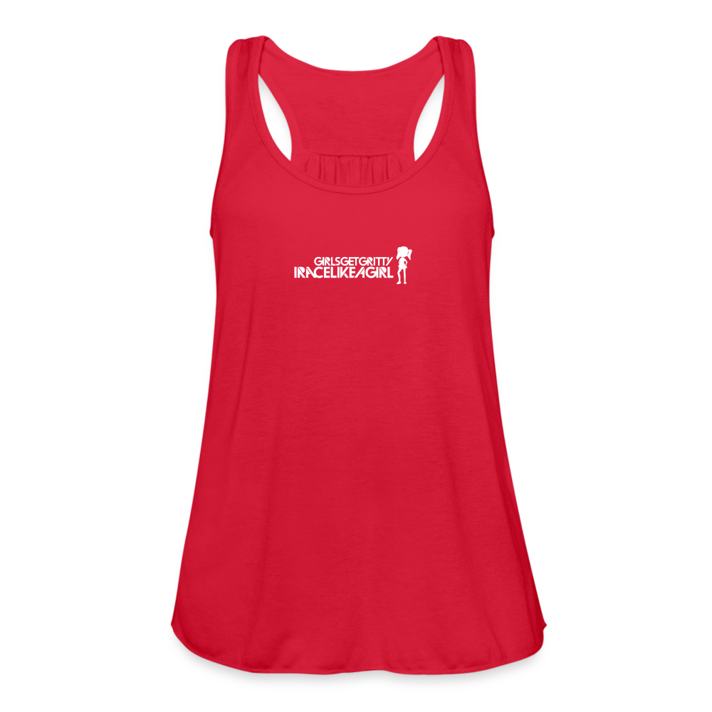 Women's Flowy Tank Top by Bella - red