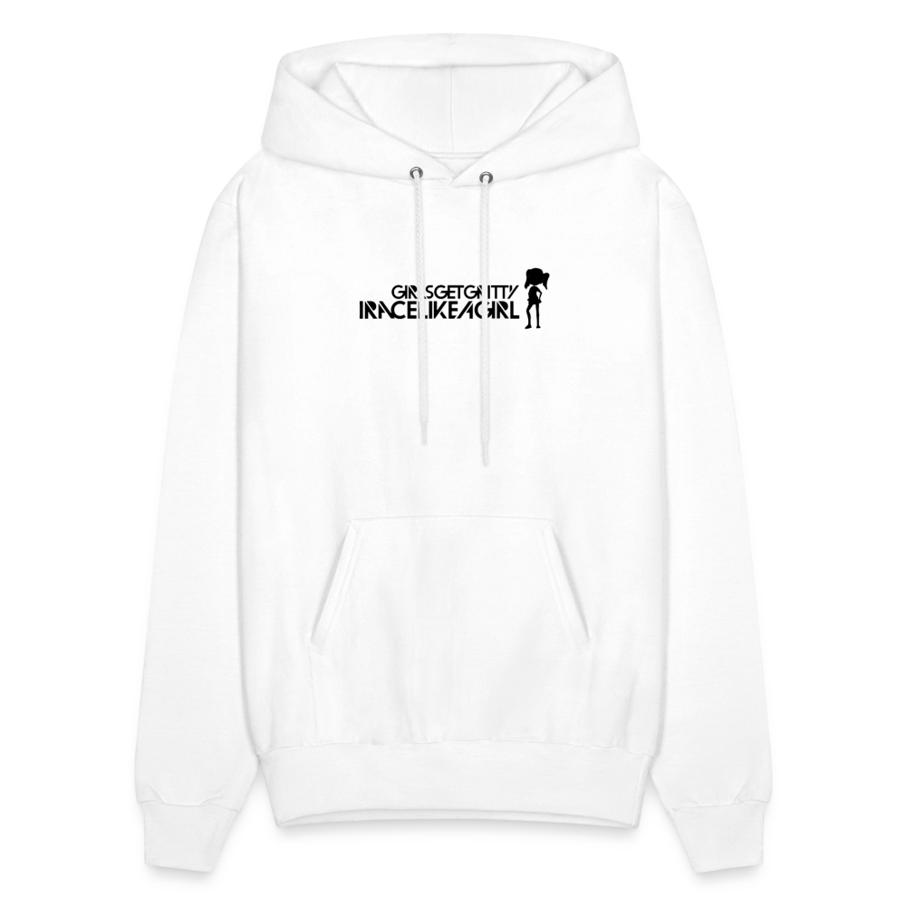 Abstract Swimmers Hoodie - white