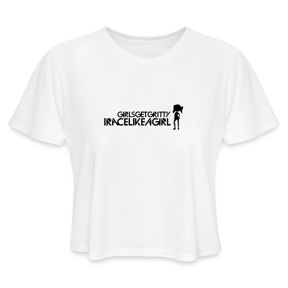 Women's Cropped T-Shirt - white
