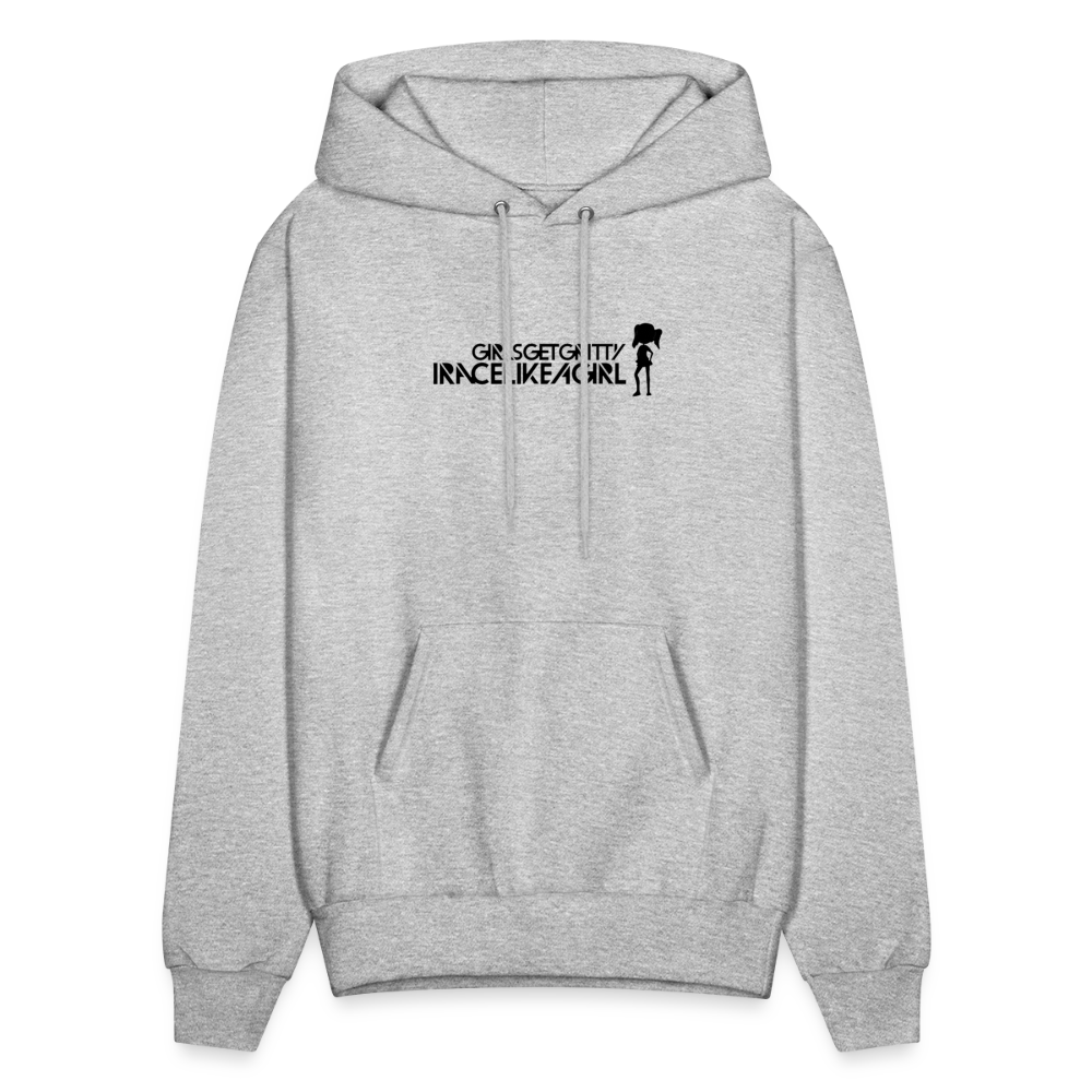 Abstract Swimmers Hoodie - heather gray