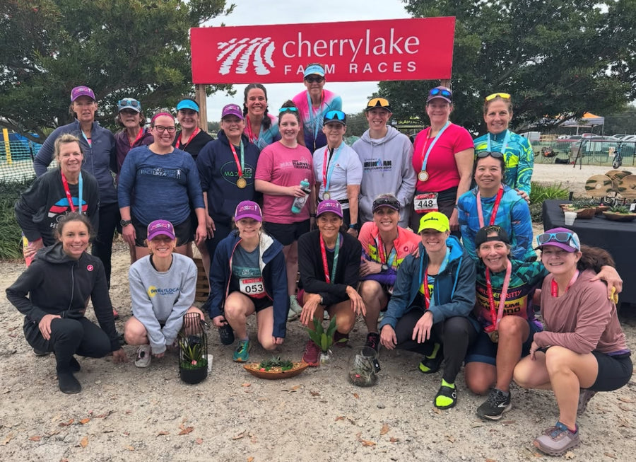 The team together at Cherrylake Farm Races