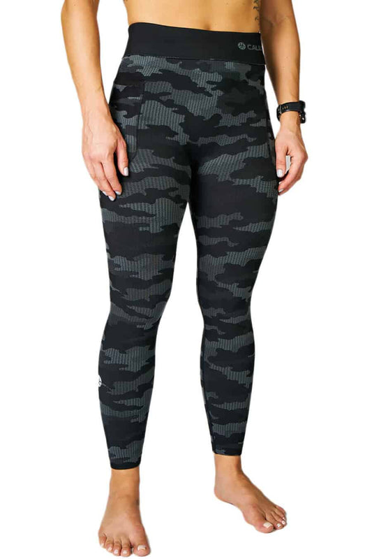 Camo 7/8 tights high waist - Caliloko