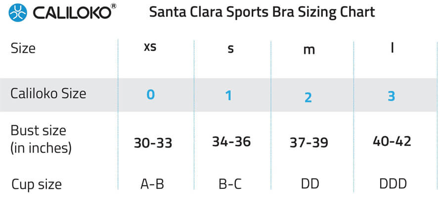 Caliloko Santa Clara Sports Bra Camo Blue