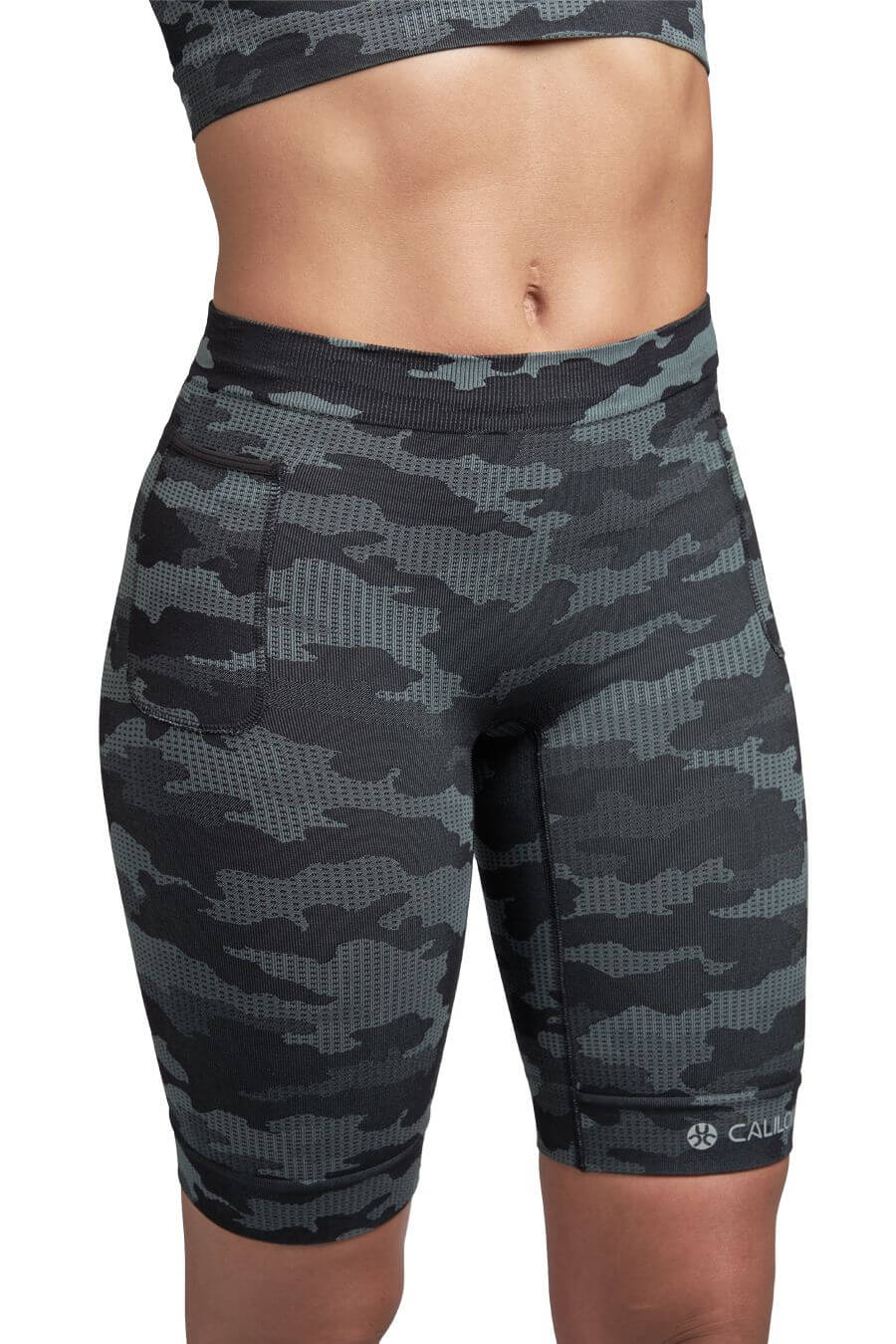 Camo Compression Shorts for Women - Caliloko