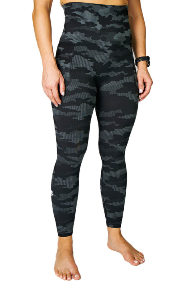 Camo 7/8 tights high waist - Caliloko