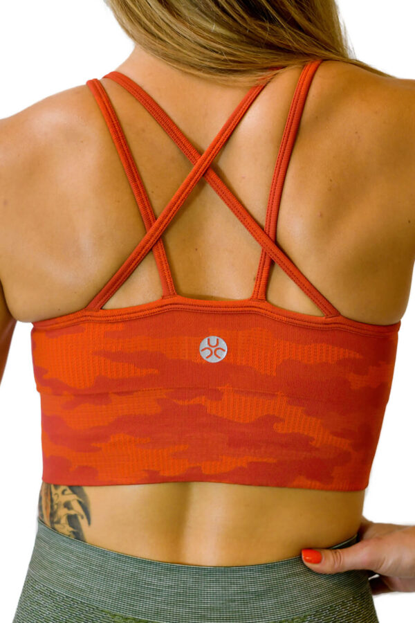 Sports Bra Camo Red - Caliloko