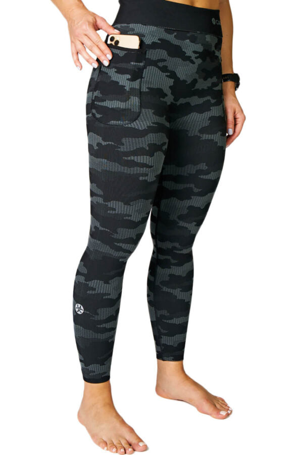 Camo 7/8 tights high waist - Caliloko